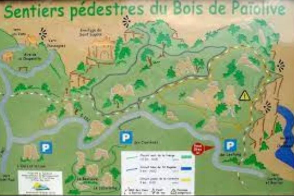 La O'Liso Gorges De L'Ardeche Villa Salavas Eksteriør bilde