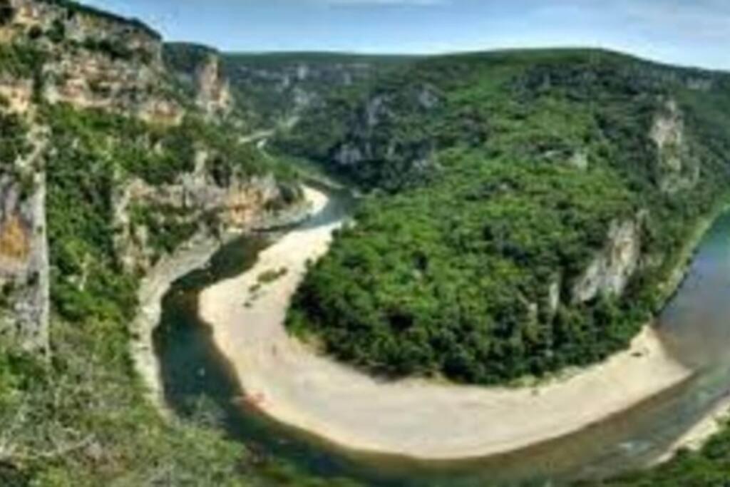 La O'Liso Gorges De L'Ardeche Villa Salavas Eksteriør bilde